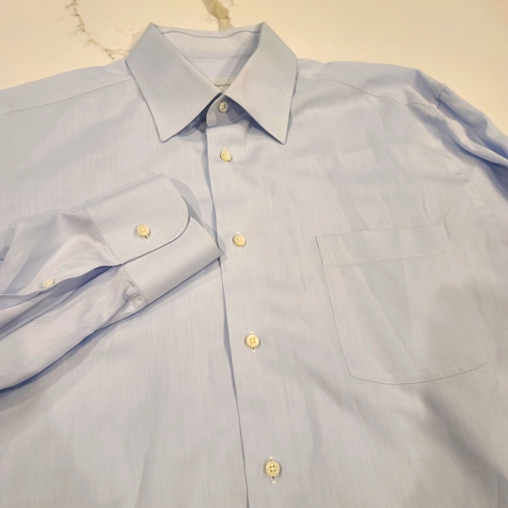 Ermenegildo Zegna Men's Button Down Size 17.5 (XL) Shirt